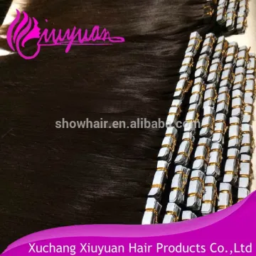 new arrival black tape hair virgin unprocessed european asian hair
