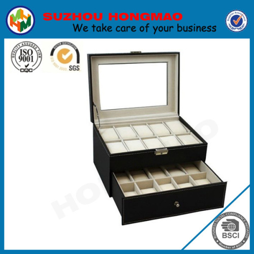 Luxury fashionable men jewelry boxes in velvet