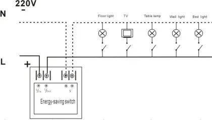 rfid lt18i power z-wave smart delay switch for hotel