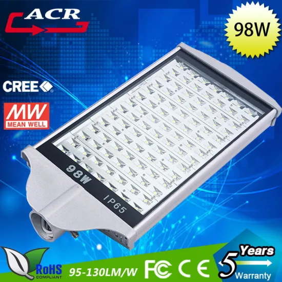 best price hot selling 98w led street light for government project