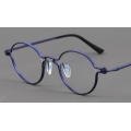 Prescrição de óculos de designer de olho de quadro preto