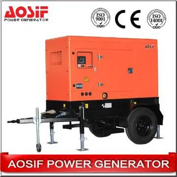 AOSIF electrical moveable silent generator set