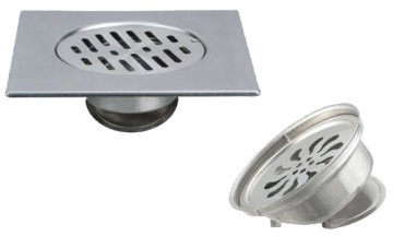 515 Full Stainless Steel Square 150X150 Floor Drain Shower Channel