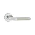 Stainless steel door handles with key plates
