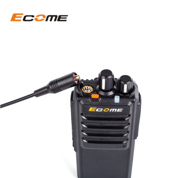 ECOME 25W Portabel 10km Rentang VHF Radio Luar Ruang Long Range Wakie Talkie