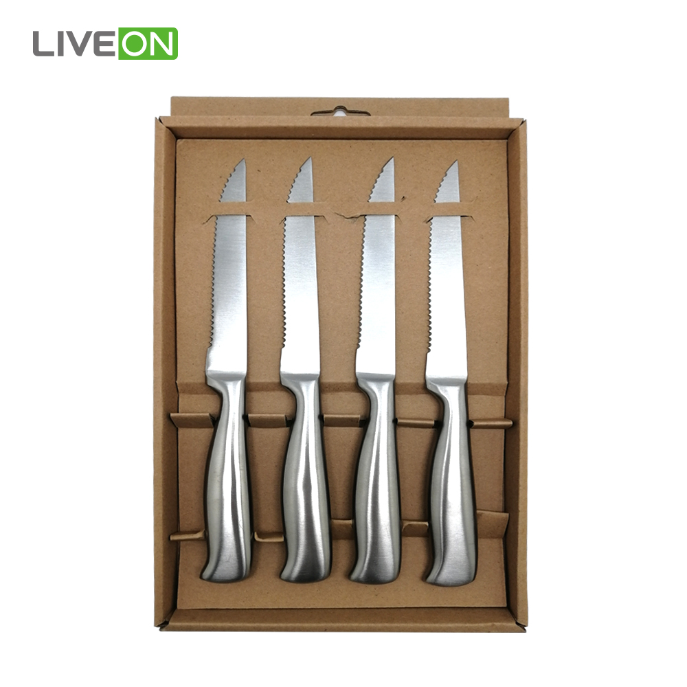 Roestvrij staal holle handvat Steak Knife Set