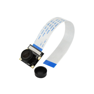 Fish-eye Wide-angle Camera for Raspberry Pi 4B/3/2/B+ 5MP 1080p Camera