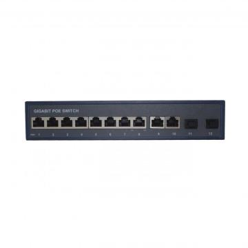 Cung cấp năng lượng tiết kiệm năng lượng xanh 8port Switch