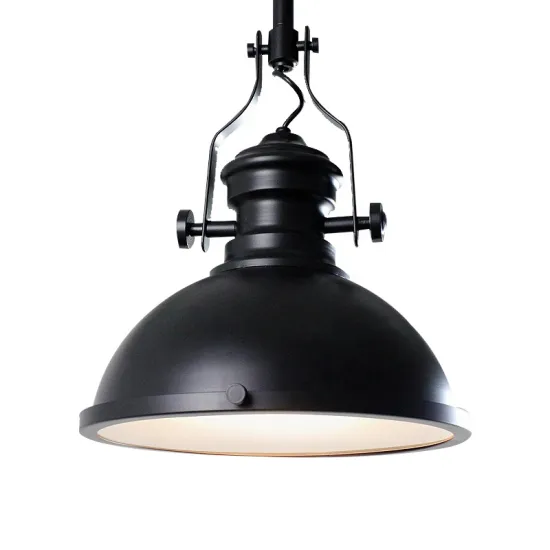 Vintage Nordic Industrial Loft Hanging Lamp - Gold & Black Chrome Pendant Light for Restaurant, Bar, Cafe, Home