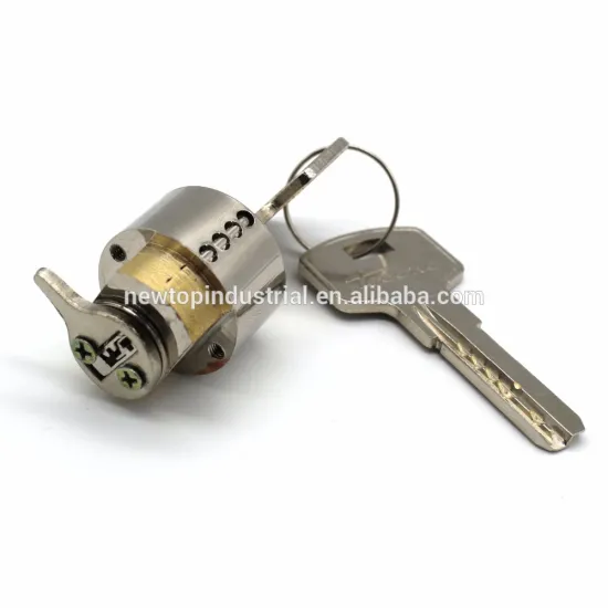 Brass mortise lock cylinder 6 pins lock cylinder for hotel door lock lody with brass computer keys