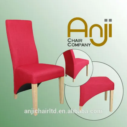 Barclay Linen Fabric Cover Modern Dining Chair