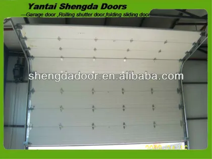 Industrial remote overhead sliding door factory door