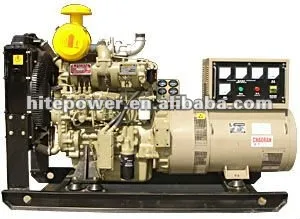 Low fuel consumption 90kw soundproof Ricardo diesel generator