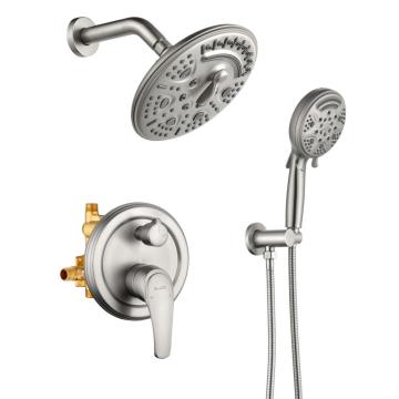 Brushed Nickel Concealed Shower Mixer