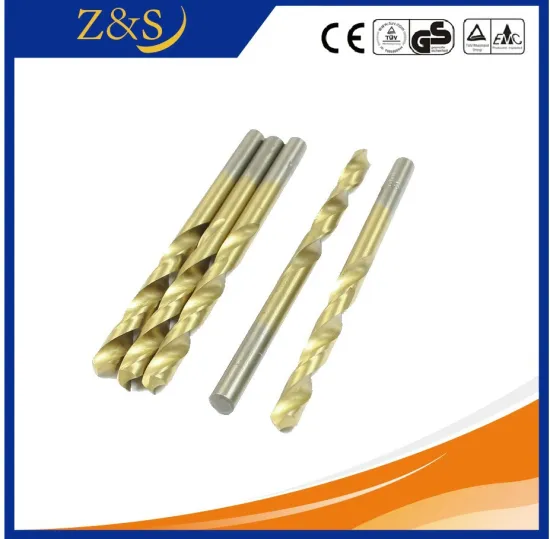 DIN338 Straight Shank High Speed Steel Titanium Coated Black Oxide Twist Drill Bit