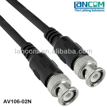 BNC/BNC TV Cable,RG58,75ohm,Nickle Plated