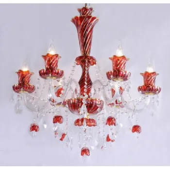 Glass and Crystal Chandelier Lighting  with CE Approval W5095-6