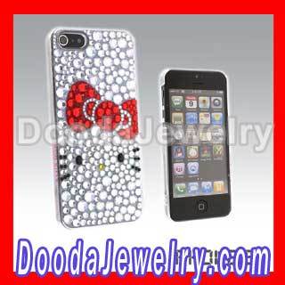 Sanrio Hello Kitty Iphone 5 Case Idress Hard Jewelry Bling 