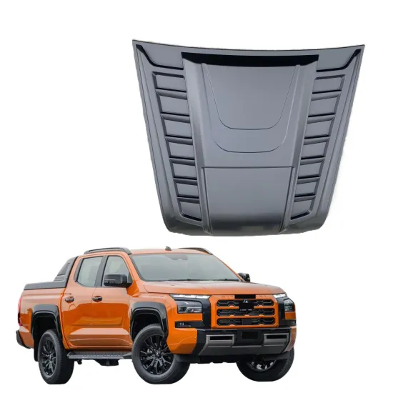ABS Plastic Pick-up Big-sized Engine Hood Bonnet Scoop Front Cover for Triton L200 MR MQ Strada 2023+