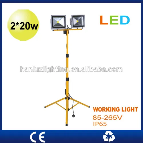 high quality With bracket outdoor use waterproof 2*20W/2*30W projector LED