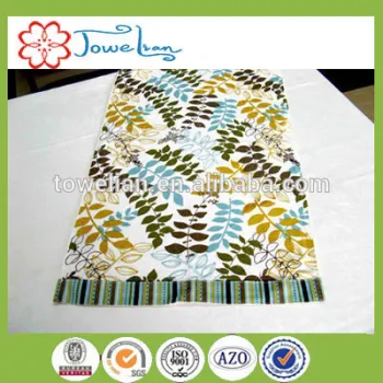 Hot selling printed tea towels with low price