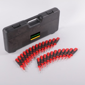 VIKTEC Custom Logo 25 Pcs Stainless Steel Tips Universal Terminal Tool Kit for Auto Technicians