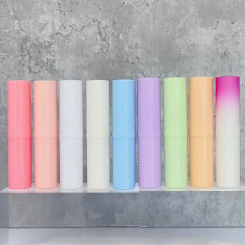 Wholesale Multi Color Plastic Lip Balm Tubes for Cosmetics Packaging
