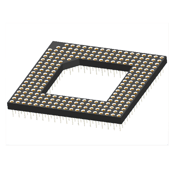 PGA Pin Grid Array Socket mekanizatua 2,54x2,54 mm