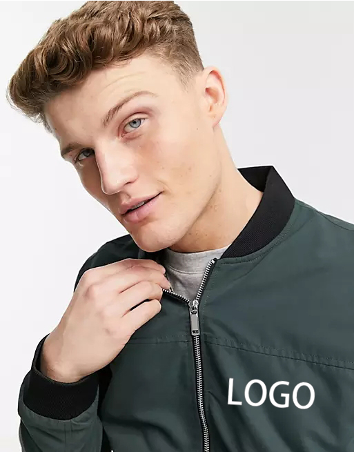 Chaqueta de bombarderos para hombres soporta colores personalizados