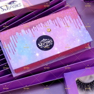SJ Best Selling 5D Mink Lashes with Custom Packing and Length Options