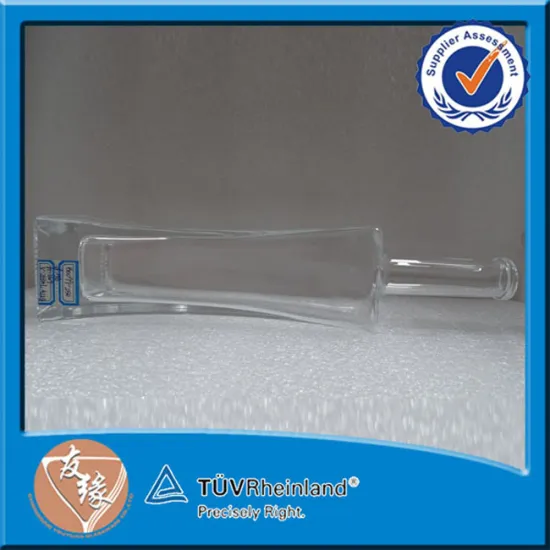 Wholesale Clear French Square Vodka Glass Bottle 250ml