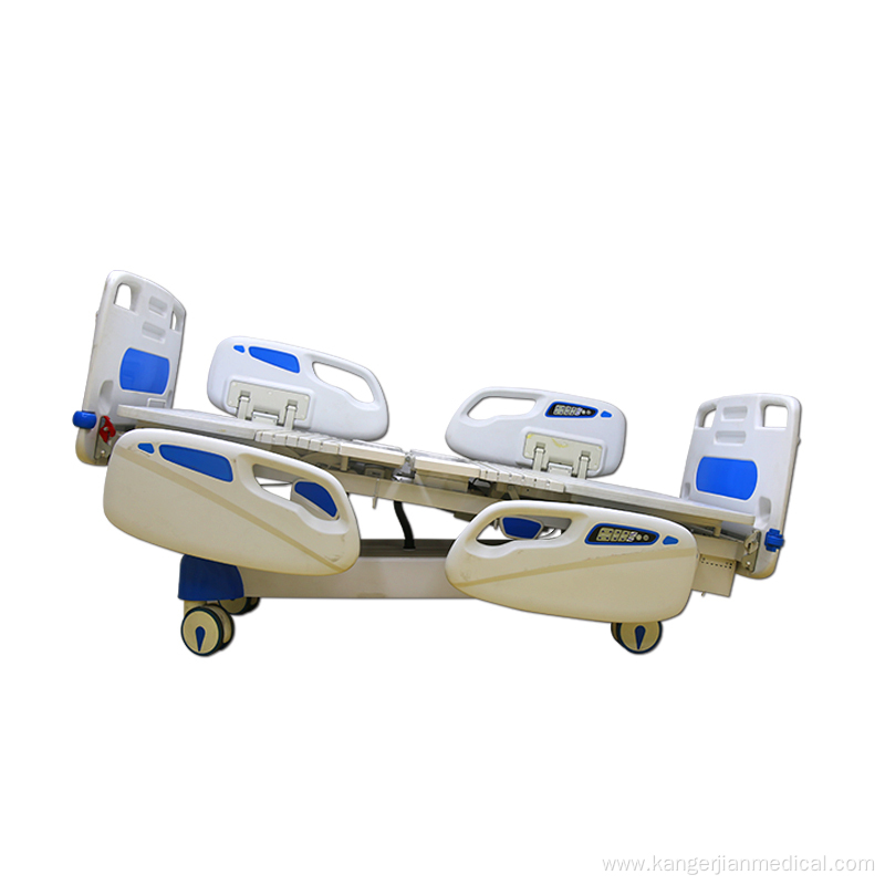 Hospital icu room hospital bed with cpr function medical electric icu beds