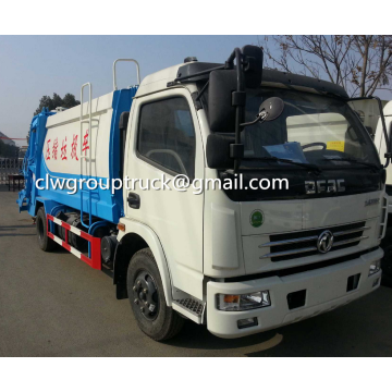 Dongfeng Duolika 7-8CBM camión compactador de basura