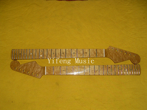 Leher gitar ST penggantian One-Piece Birdseye Maple