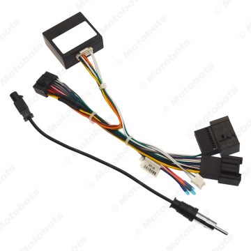 16Pin Netzkabel Kabelbaumadapter mit Canbus-Box für Peugeot C3/C4 (21-24, niedrige Verkleidung)