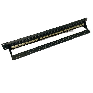 CAT6 θωρακισμένο 24 θύρας Patch Panel με STP inline ζεύξεις