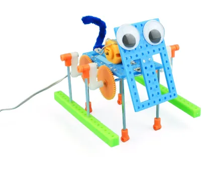 STEM Educational Robot Kits: Puzzle Toys and DIY Dog Walking Robots for Children