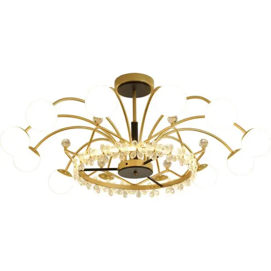 INSHINE Elegant Gold Bright Pendant Light