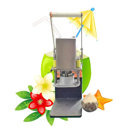 Semi-Automatic Electric Lever Coconut Pumpkin Opener Machine