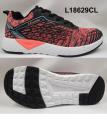 Lady cor dupla flyknit sapatos