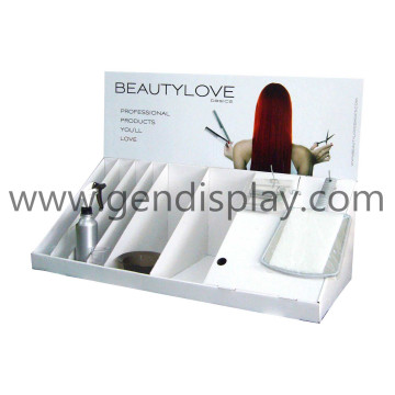 POS Cardboard Make up Display Stand, Paper Cosmetic Counter Display (GEN-CD038)