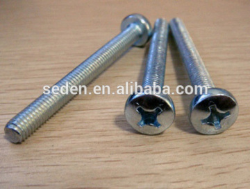 Manufacturer selling DIN7985 philips/Pozi recessed head machine screw 35mm