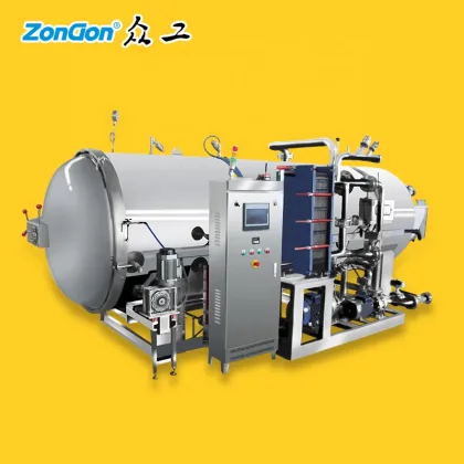 Steam Rotation Sterilizer Autoclave for Coffee, Milk, Porridge, and Oats