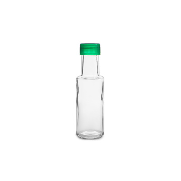 Botella de vidrio de aceite de oliva de 4 oz de 100 ml redondo