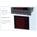 Amperímetro trifásico com exibição digital e função de alarme