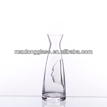 Clear Carafe glass with hollow handle