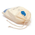 Natural Hotel Drawstring Cotton Canvas Laundry Bag