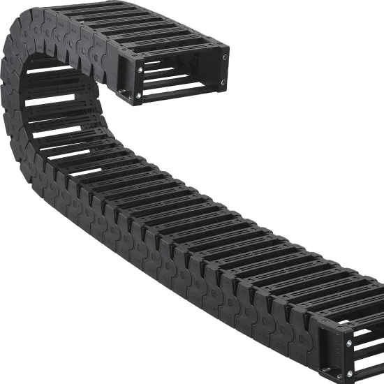 JFLO Low Noise JY45X100 45X150 Anti-Noise Cable Drag Chain