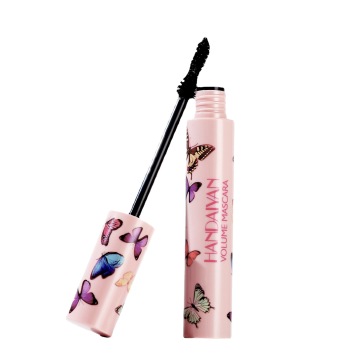 Black Waterproof Mascara for Curling, Long-Lasting, and Fast Drying Eyelash Extension Makeup