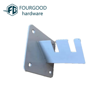 Chrome Metal White Heavy Duty Rust Resistant Wall Mount Clothes Hanger